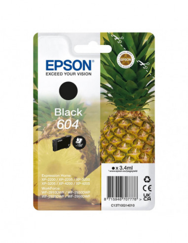 EPSON Ink C13T10G14010 604 Black...