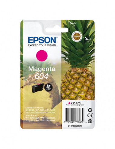 EPSON Ink C13T10G34010 604 Magenta...