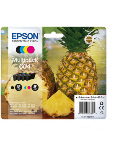 EPSON Ink C13T10G64010 604 Multipack...