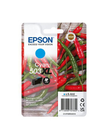 EPSON Ink C13T09R24010 503XL Cyan Chili