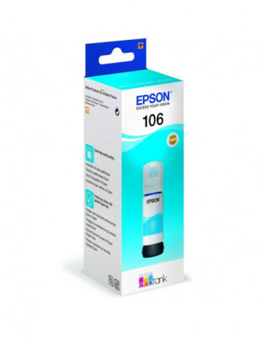 EPSON Ink C13T00R240 106 Cyan Ecotank