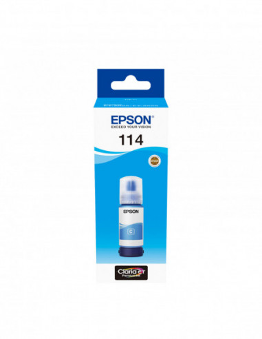 EPSON Ink C13T07B240 114 Cyan Ecotank
