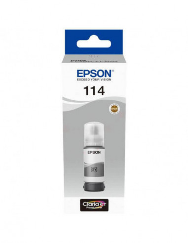 EPSON Ink C13T07B540 114 Grey Ecotank
