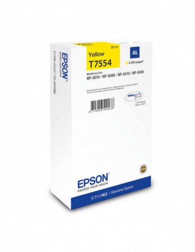 EPSON Ink C13T75544N T7554 XL Yellow