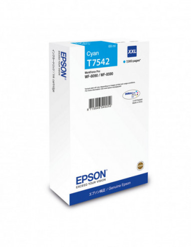 EPSON Ink C13T75424N T7542 XXL Cyan