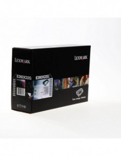 LEXMARK Drum E260X22G Black