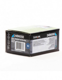 LEXMARK Toner 24B6008 Cyan...