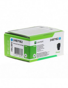 LEXMARK Toner 24B7182 Cyan...