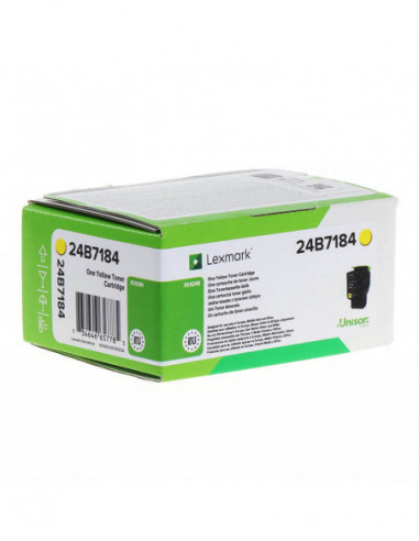 LEXMARK Toner 24B7184 Yellow Prebate