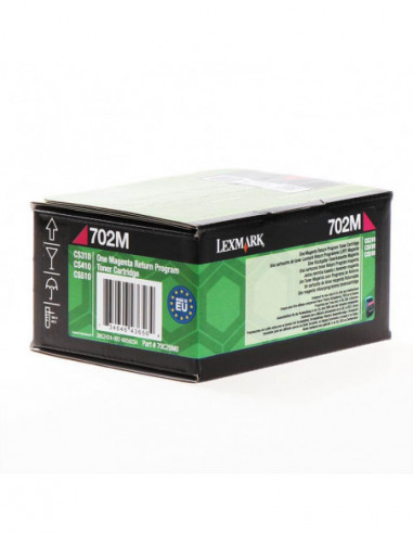 LEXMARK Toner 70C20M0 702 Magenta Return