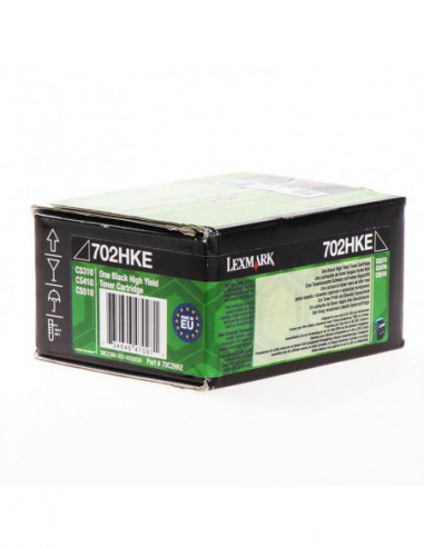 LEXMARK Toner 70C2HKE 702 Black...