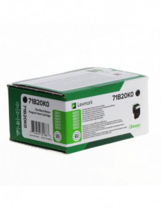 LEXMARK Toner 71B20K0 Black...