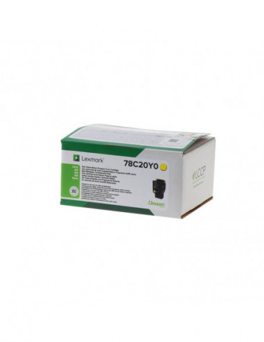LEXMARK Toner 78C20Y0 Yellow Return