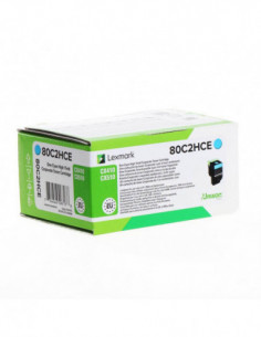 LEXMARK Toner 80C2HCE 802...