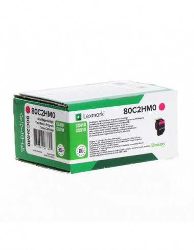 LEXMARK Toner 80C2HM0 802 Magenta...