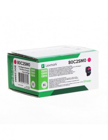 LEXMARK Toner 80C2SM0 802 Magenta Return