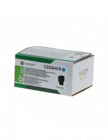 LEXMARK Toner C232HC0 Cyan High Yield
