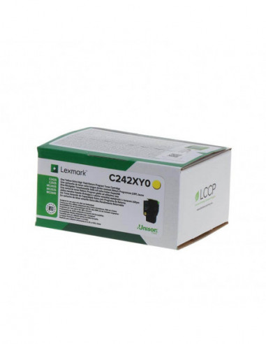 LEXMARK Toner C242XY0 Yellow Extra...