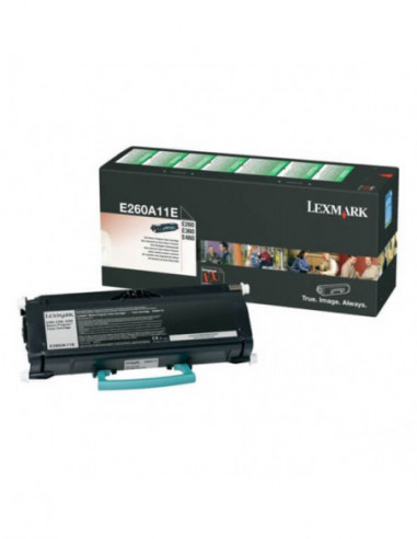 LEXMARK Toner E260A11E Black Return