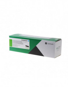 LEXMARK Toner C332HC0 Cyan...