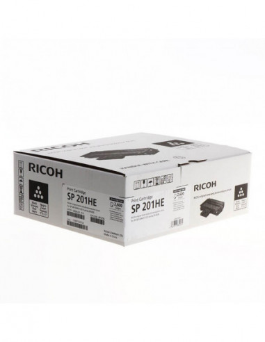 RICOH Toner 407254 SP 201HE Black