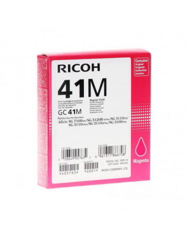 RICOH Gel 405763 GC 41 Magenta