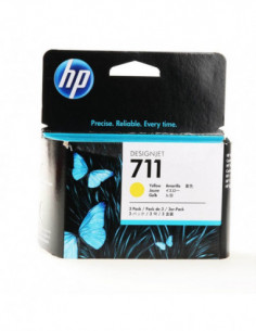 HP Ink CZ136A 711 Yellow...