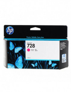 HP Ink F9J66A 728 Magenta...