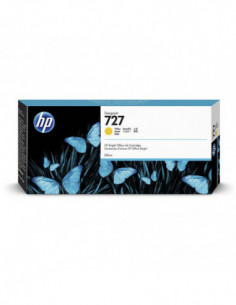 HP Ink F9J78A 727 Yellow 300ml