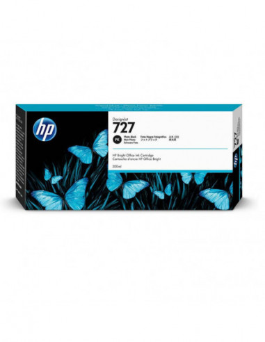 HP Ink F9J79A 727 Photo Black 300ml