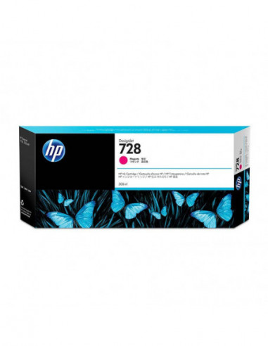 HP Ink F9K16A 728 Magenta 300ml