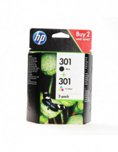HP Ink N9J72AE 301 Multipack 2