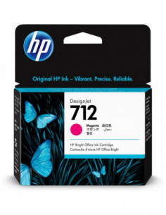HP Ink 3ED68A 712 Magenta 29ml