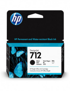 HP Ink 3ED70A 712 Black 38ml