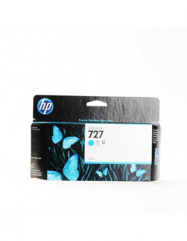 HP Ink B3P19A 727 Cyan 130ml