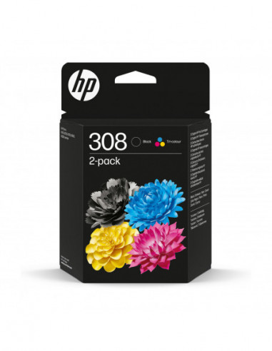 HP Ink 6L6S6UE 308 2-pack