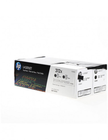 HP Toner CF380XD 312X Black 2-pack