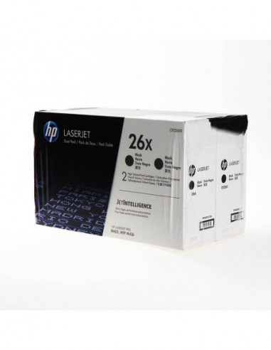 HP Toner CF226XD 26X Black 2-pack
