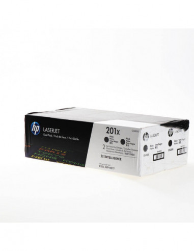 HP Toner CF400XD 201X Black 2-pack