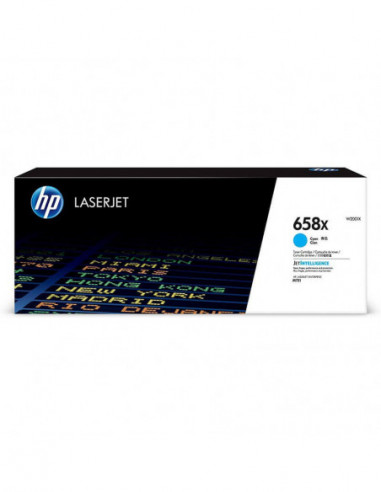 HP Toner W2001X 658X Cyan