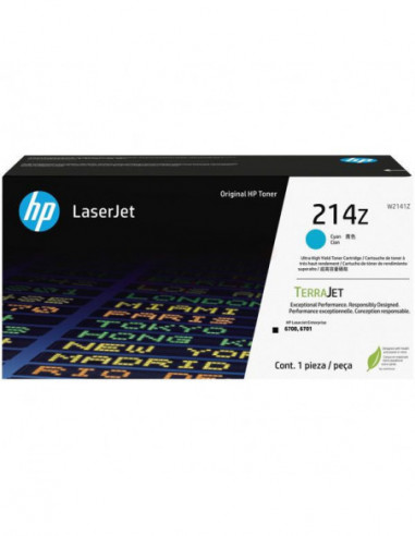 HP Toner W2141Z 214Z Cyan