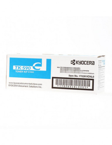 KYOCERA Toner 1T02KVCNL0 TK-590 Cyan