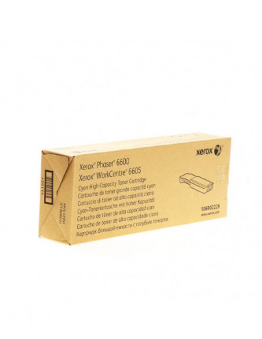 XEROX Toner 106R02229 Cyan High Capacity