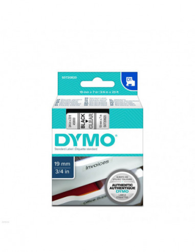 DYMO Ribbon S0720820 45800 19mm Black...