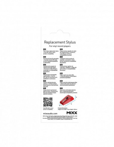 MIXX Spare Ceramic Stylus 01 2pack...