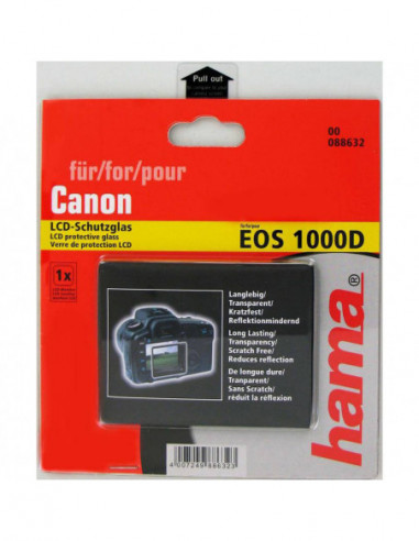 HAMA Displayskyddsglas Canon 1000D