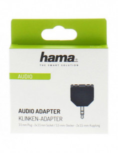 HAMA Adapter Audio 2x3.5mm-...