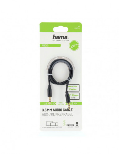 HAMA Cable Audio Flexi-Slim...
