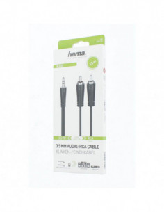 HAMA Cable Audio 3.5-2x RCA...