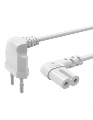 HAMA Power Cable Euro Plug Angled...